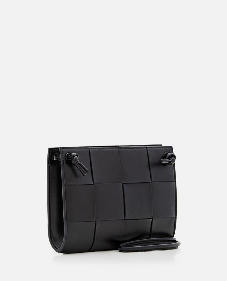 Bottega Veneta Intreccio Cassette Nodini Nappa Crossbody Bag