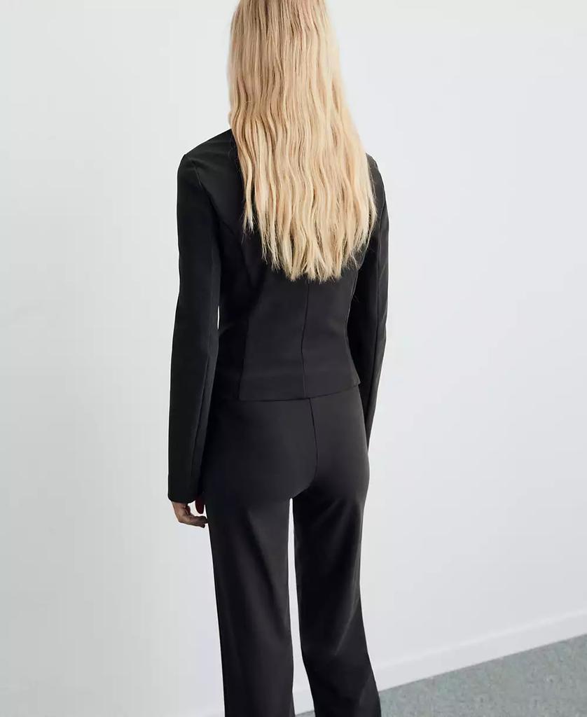 Mango Women's Tailored Cropped Blazer