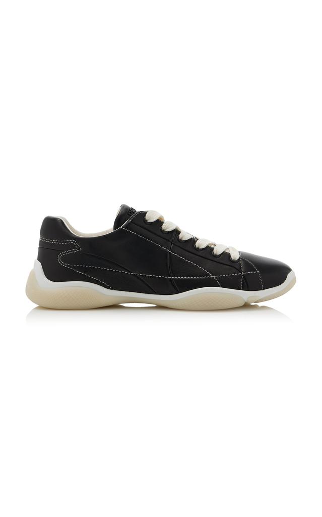 Prada Downtown Bold Leather Sneakers - Casual Shoes - Free