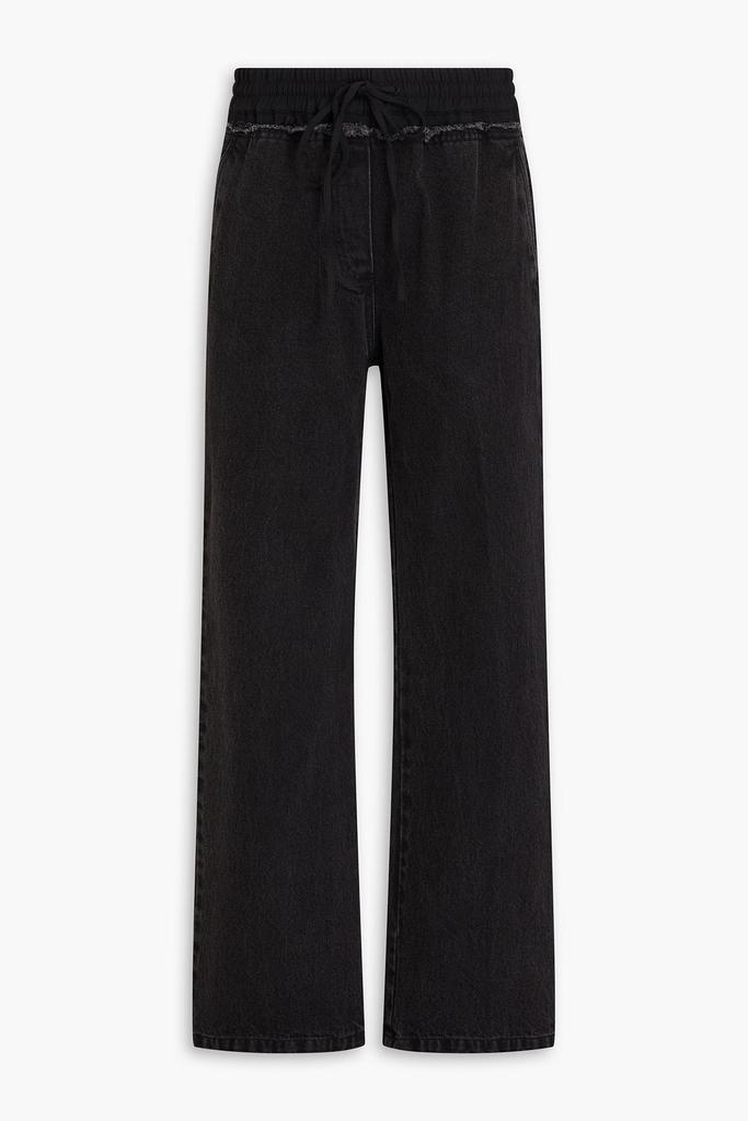 3.1 Phillip Lim Frayed high-rise straight-leg jeans