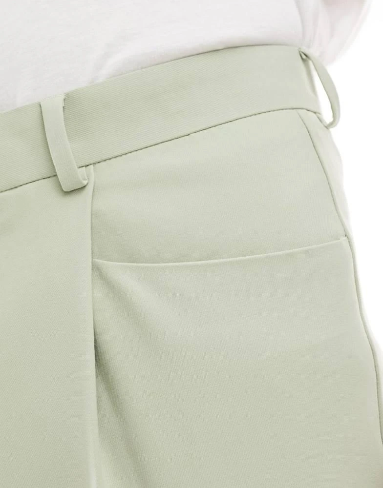 ASOS ASOS DESIGN slim fit suit trousers in sage green 5