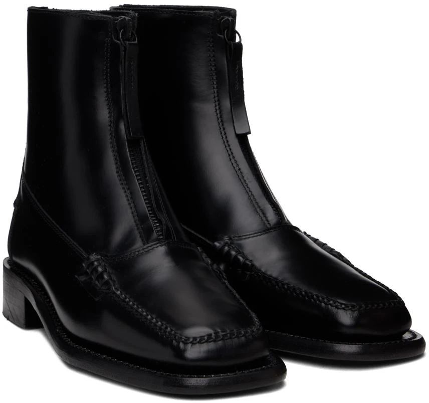 Hereu SSENSE Exclusive Black Mallera Boots 4