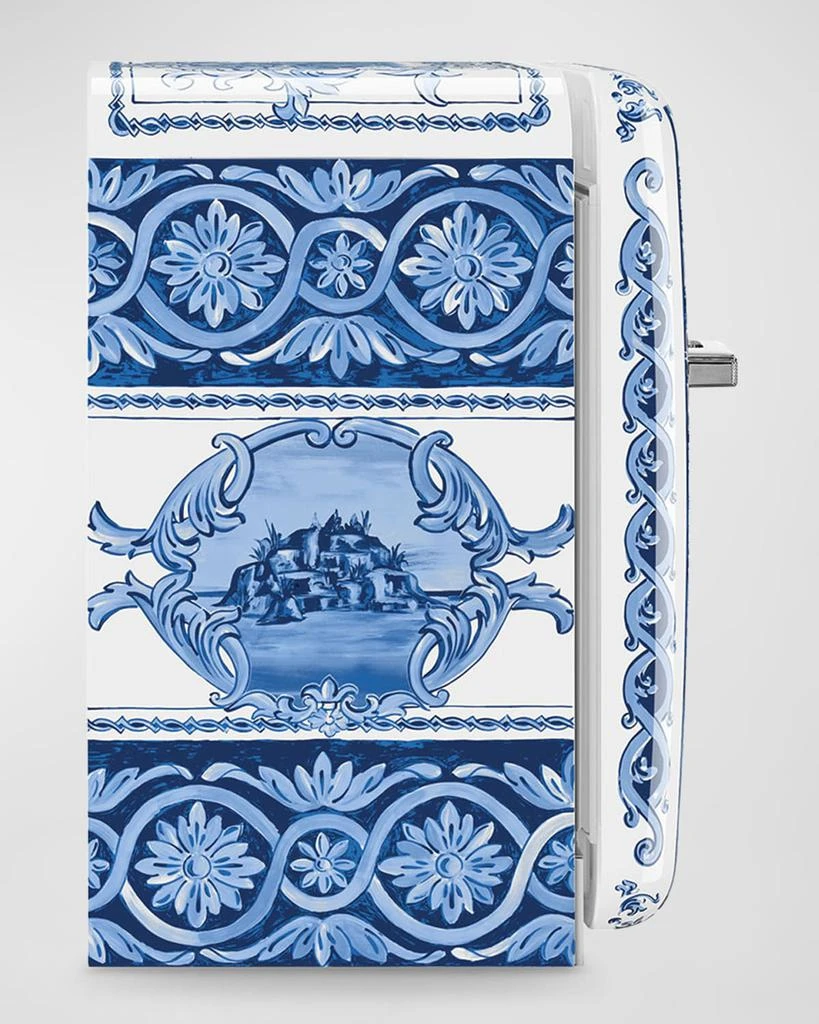 Smeg x Dolce & Gabbana Blu Mediterraneo FAB5 Mini Fridge 3