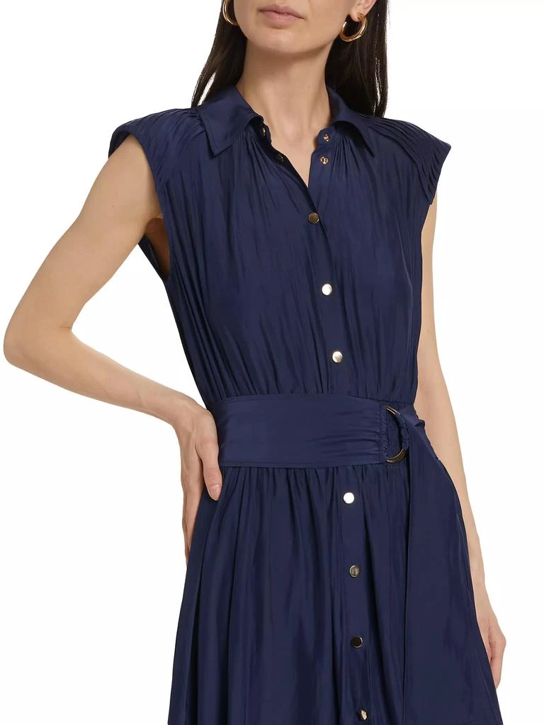 Ramy Brook Ivy Belted Sleeveless Shirtdress 6