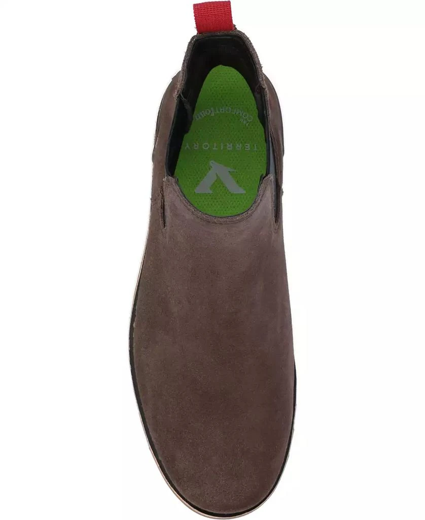 Territory Men's Yellowstone Tru Comfort Foam Pull-On Water Resistant Chelsea Boots 4
