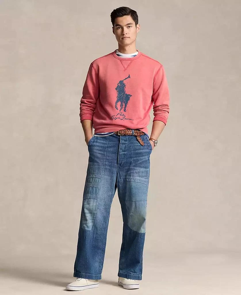 Ralph Lauren Men's Big Pony Garment-Dyed Fleece Sweatshirt 4