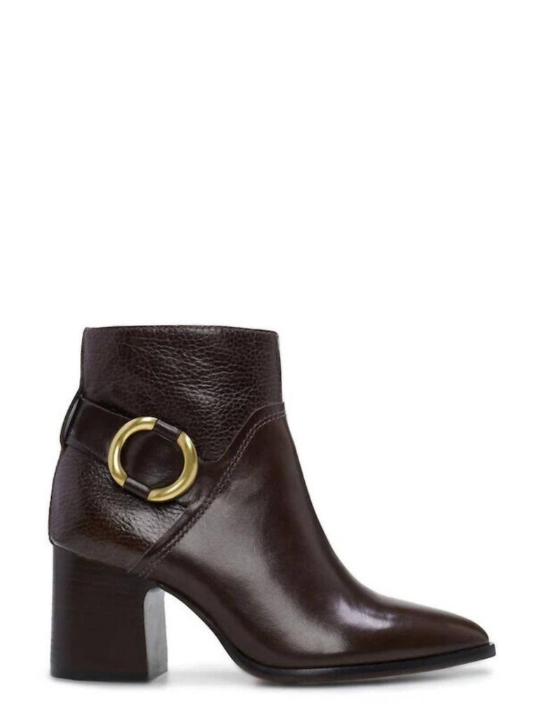 Vince Camuto Evelanna Ankle Boot In Root Beer