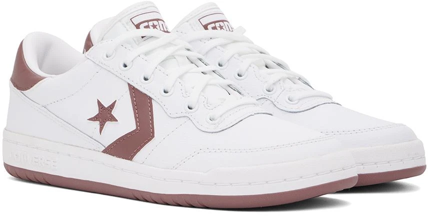 Converse White & Brown CONS Fastbreak Pro Sport Low Top Sneakers 4