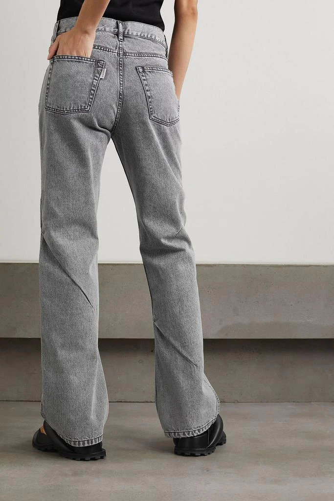 GAUCHERE Bleached high-rise straight-leg jeans 3
