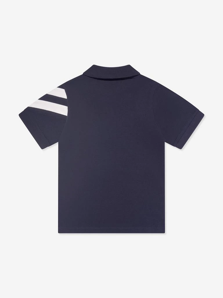 Moncler Moncler Enfant Boys Logo Polo Shirt in Navy 3