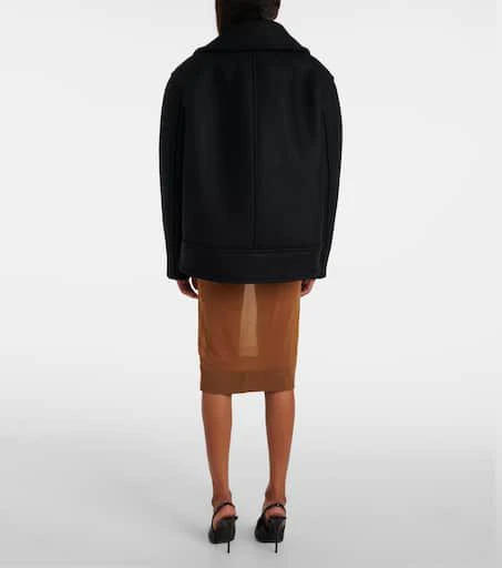 Yves Saint Laurent Oversized virgin wool peacoat 3