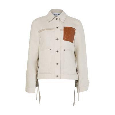 Loewe Workwear jacket in cotton and linen