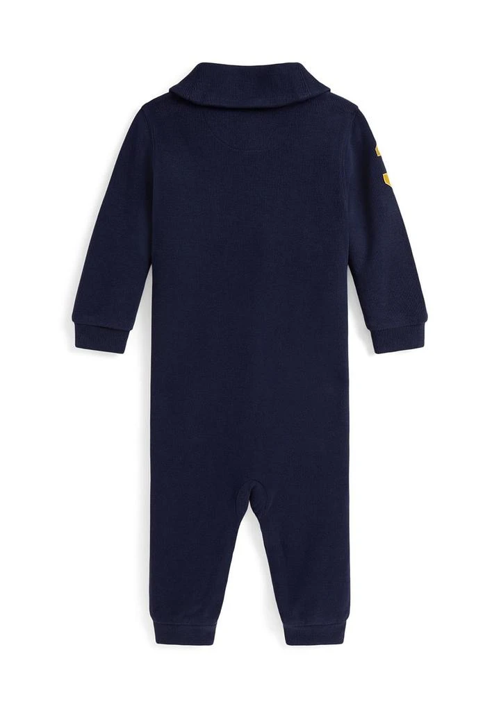 Ralph Lauren Baby Boys Estate Rib Cotton Shawl Coverall 2