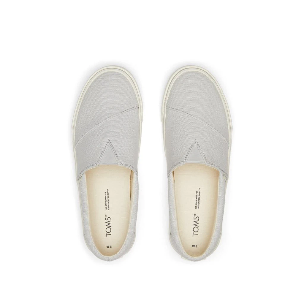 TOMS Shoes Fenix Grey Sneaker with Custom Rubber Outsole 5