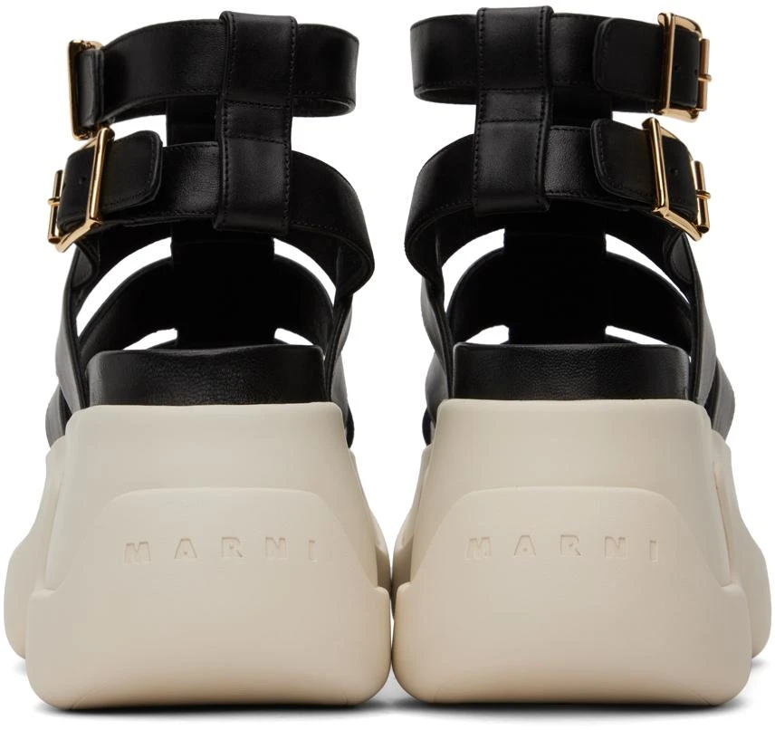 Marni Black Gladiator Platform Sandals 2