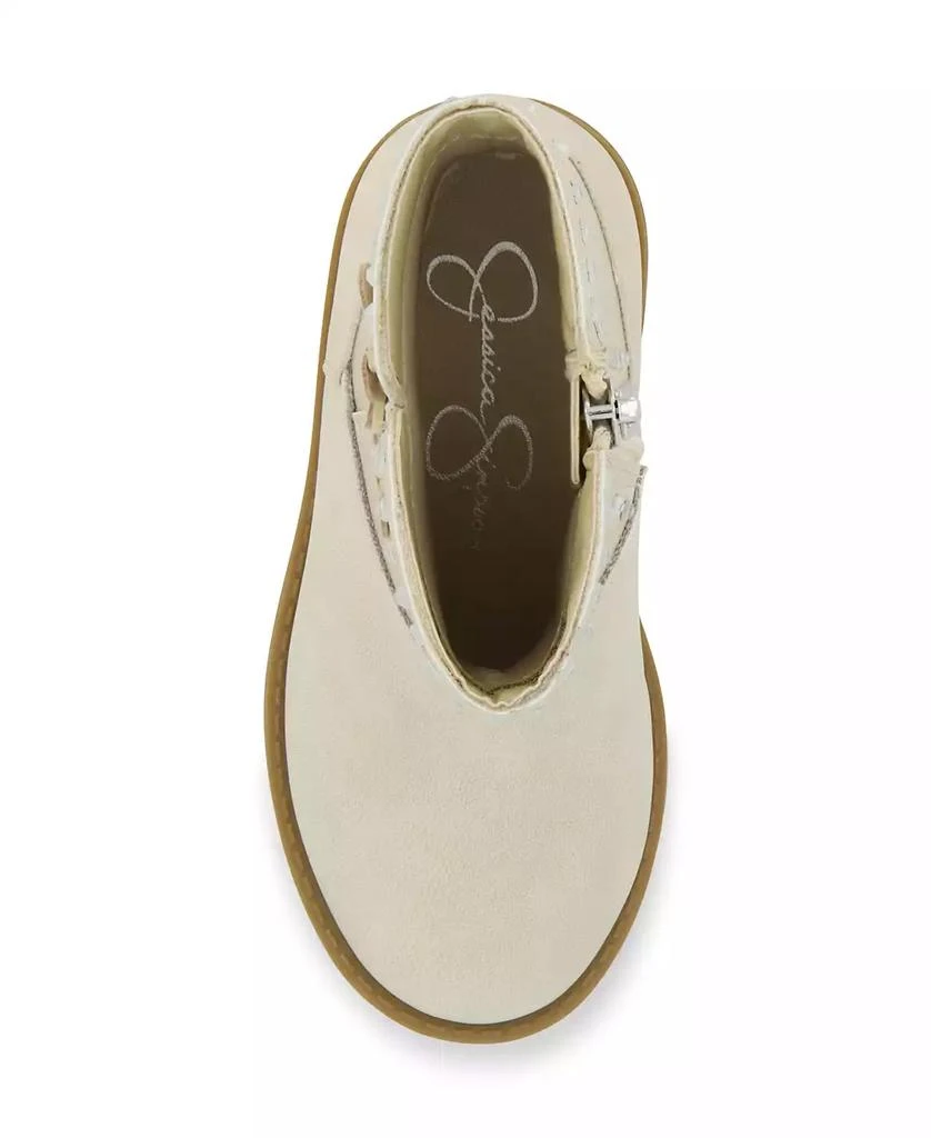 Jessica Simpson Toddler Girls Evie Flower Mid Shaft Boot 9