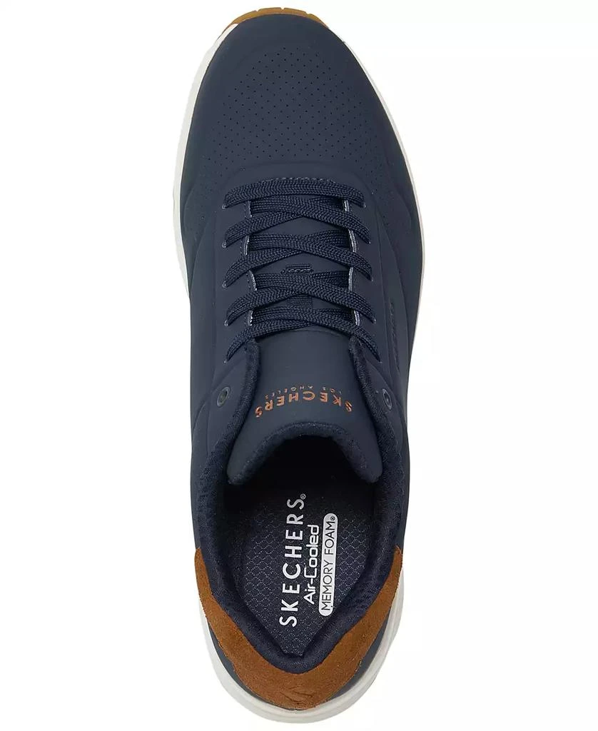 SKECHERS Men's Uno - Suited On Air Memory Foam Casual Sneakers from Finish Line 5