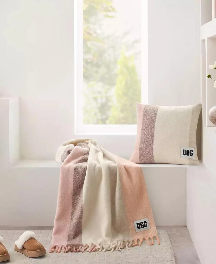 UGG Calyx Stripe Faux Mohair Throw, 50" x 70" 3