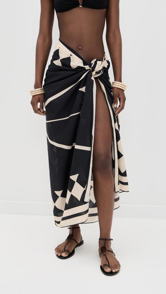 JOHANNA ORTIZ Polo Rhombs Pareo
