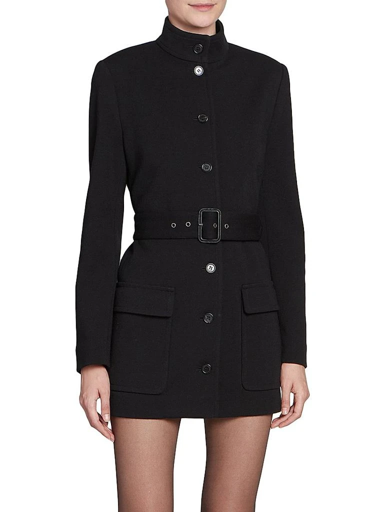 Yves Saint Laurent Tunic Jacket in Wool-Blend Jersey 4