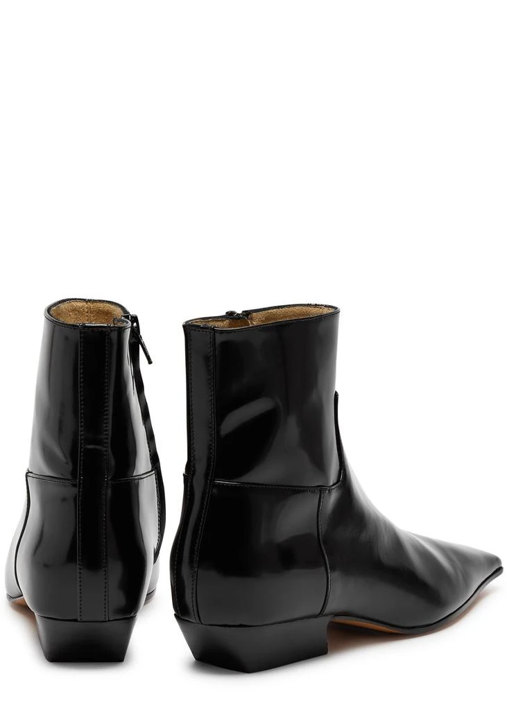 Khaite Marfa 30 leather ankle boots 3