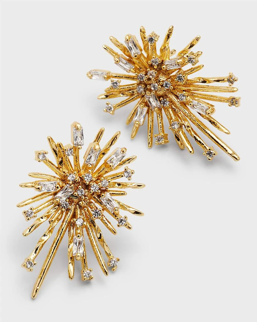 Devon Leigh Cubic Zirconia Spike Earrings 3