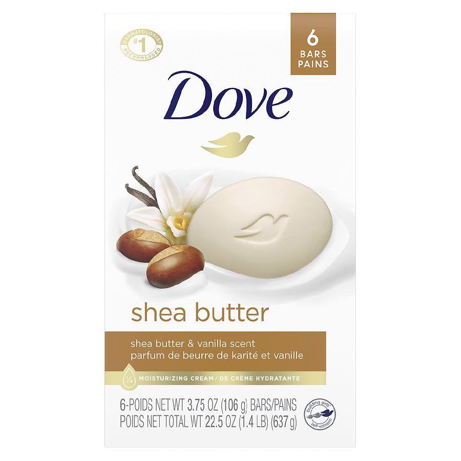 Dove Gentle Skin Cleanser Beauty Bar Shea Butter