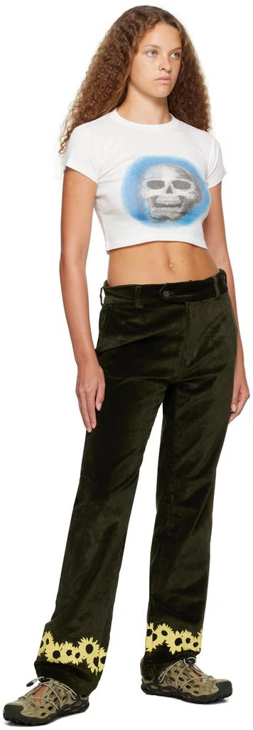 Saintwoods Green Flower Trousers 4