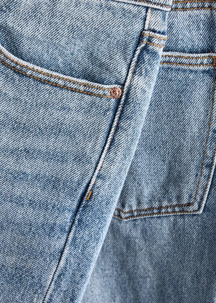 Alexander Wang Thong-effect straight-leg jeans  5