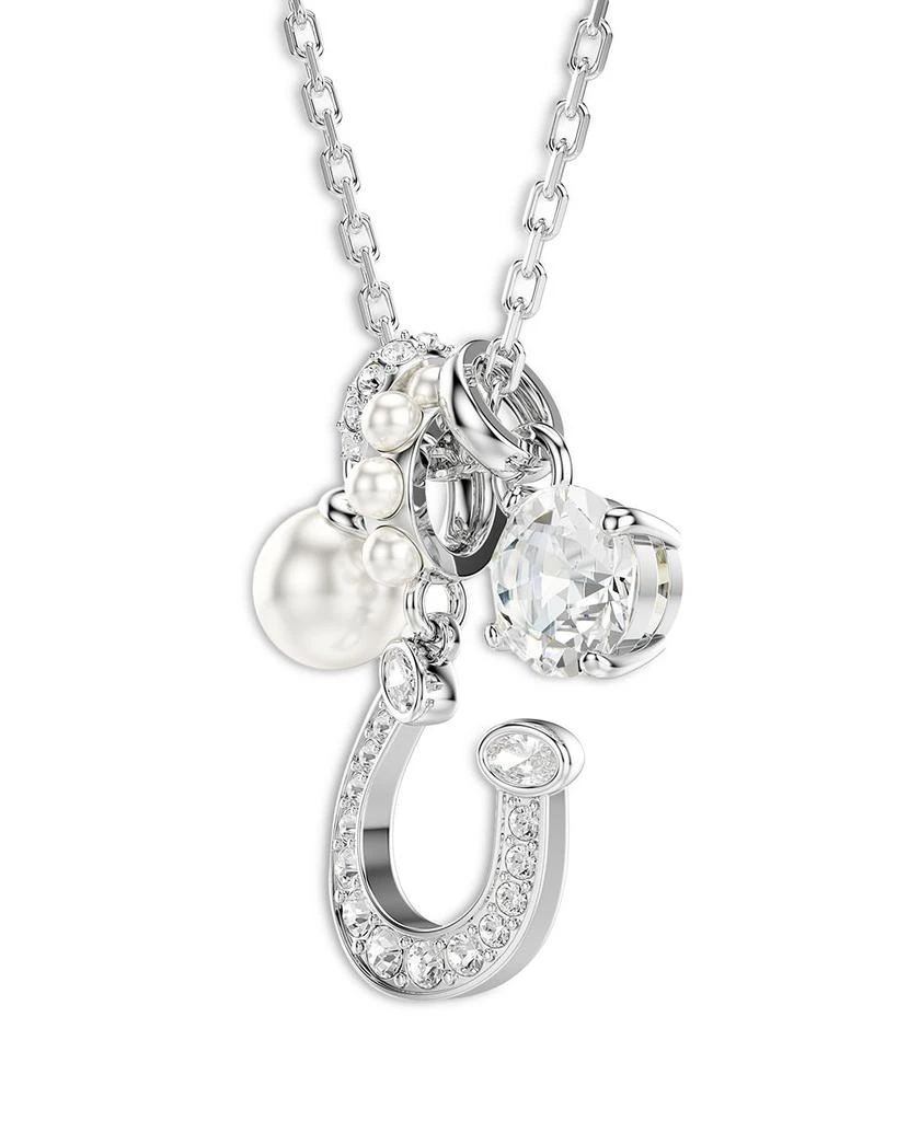 Swarovski Symbolica Mixed Stone Horseshoe Multi Charm Pendant Necklace, 14.87-17.75" 4