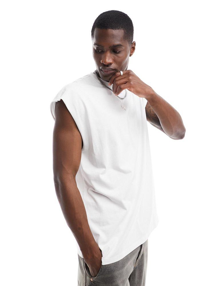 New Look New Look oversized tank top in white