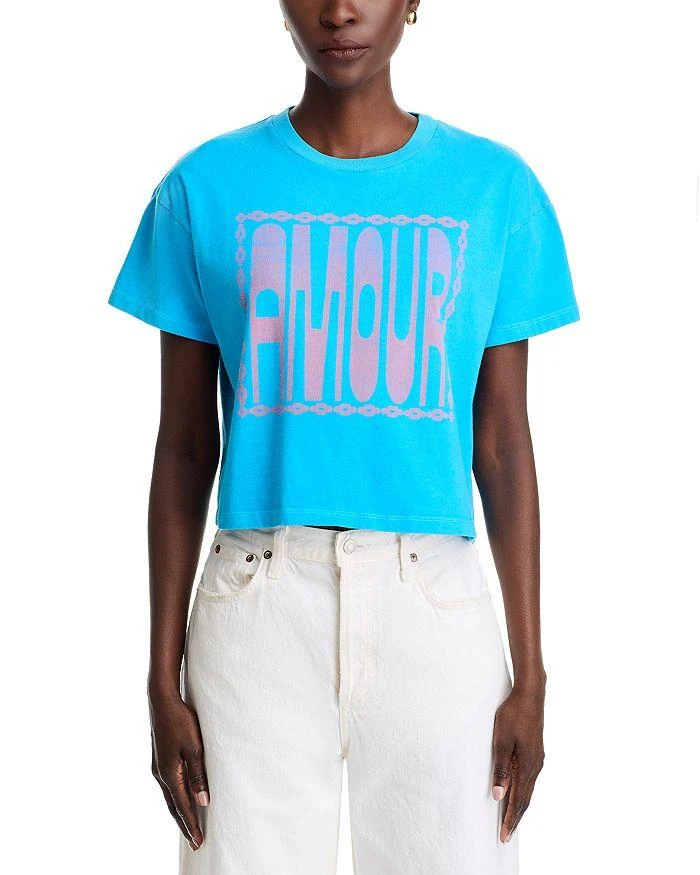 MOTHER The Grab Back Crop Graphic Tee 6