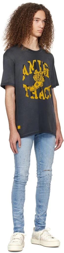 AMIRI Blue Crystal Shotgun Jeans 4