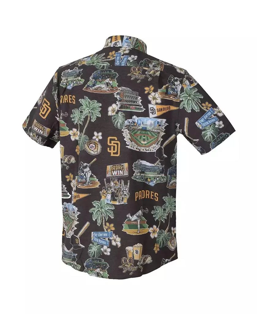 Reyn Spooner Men's Brown San Diego Padres Scenic Tri-Blend Performance Button-Up Shirt 3