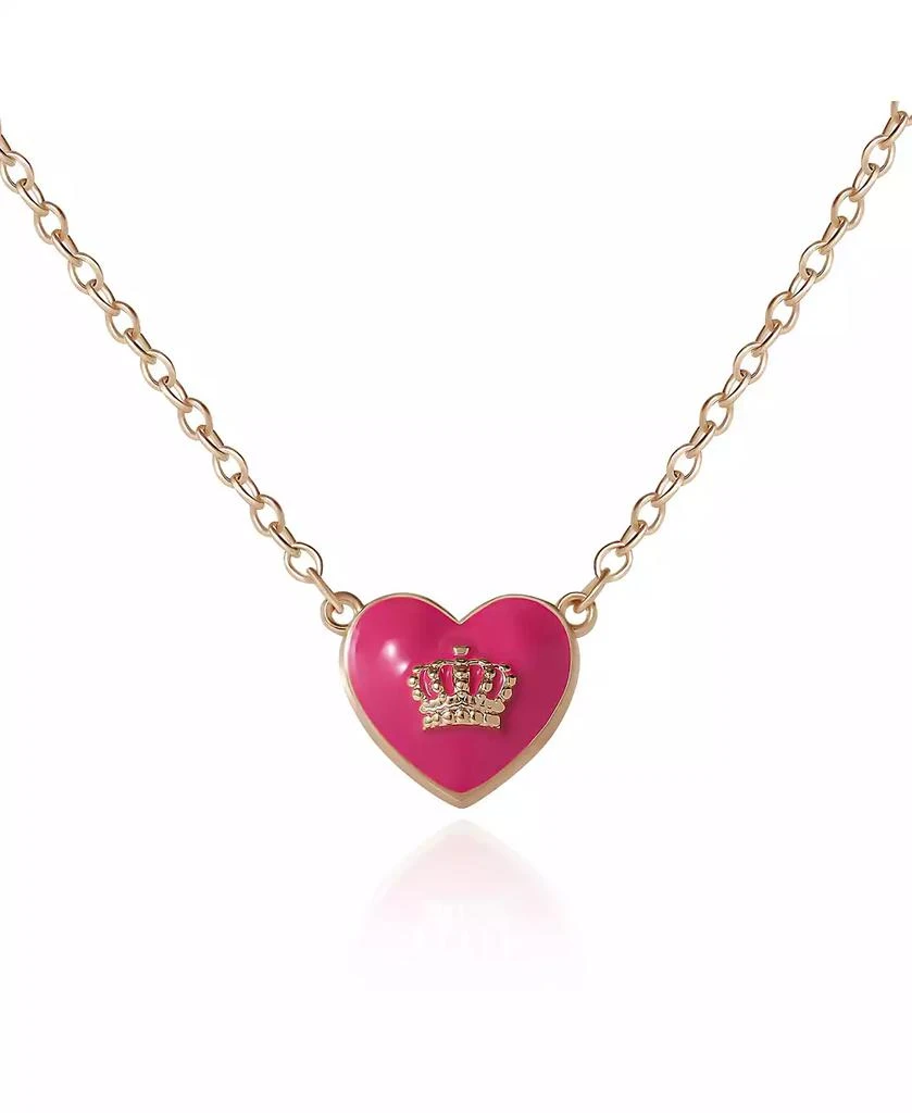 Juicy Couture Juicy Couture 15

 + 2

 Crown Logo Heart Pendant Necklace - Adjustable 9
