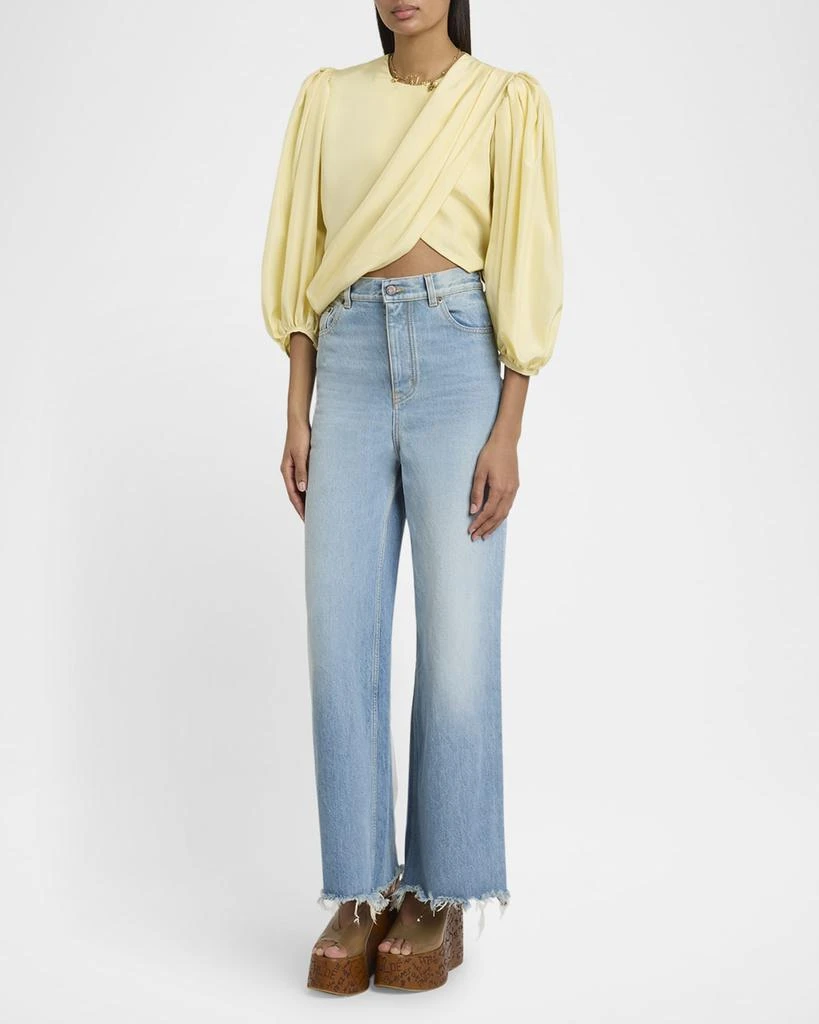 Chloé Draped Cropped Top 4