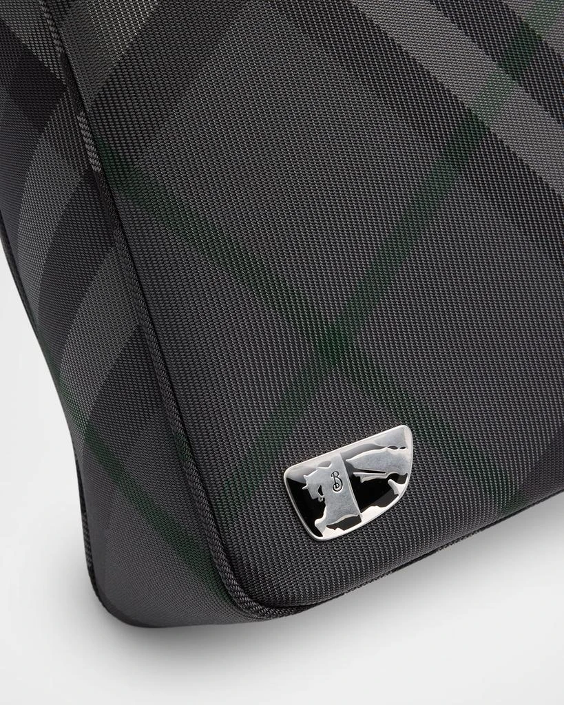 Burberry Men's Heritage Check Briefcase 6