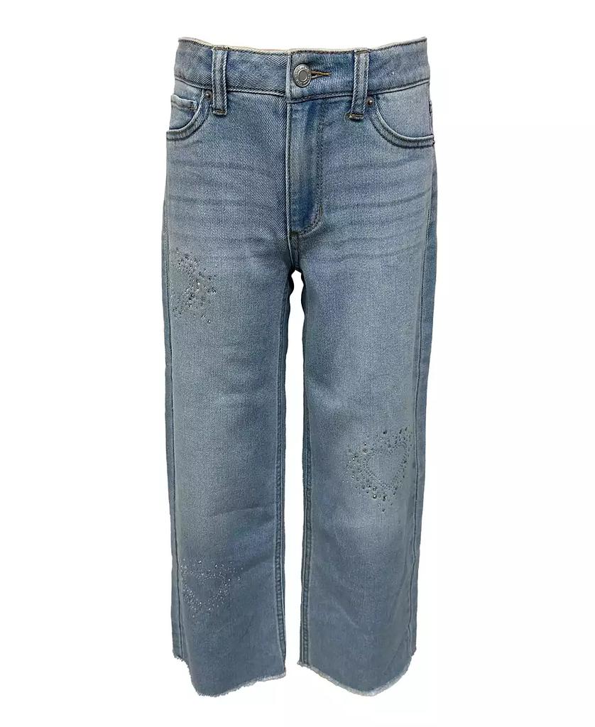 Imperial Star Girls Heart Bling Wide Leg Jean