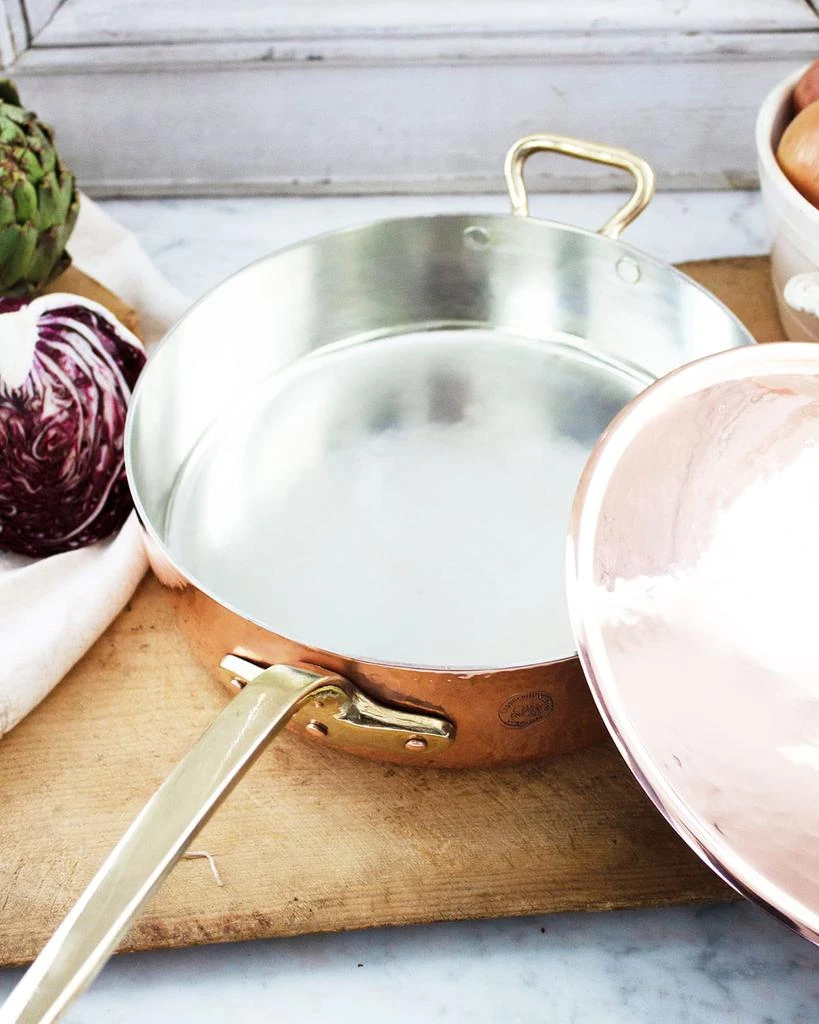 Coppermill Kitchen Vintage Inspired Large Saute Pan with Lid 3