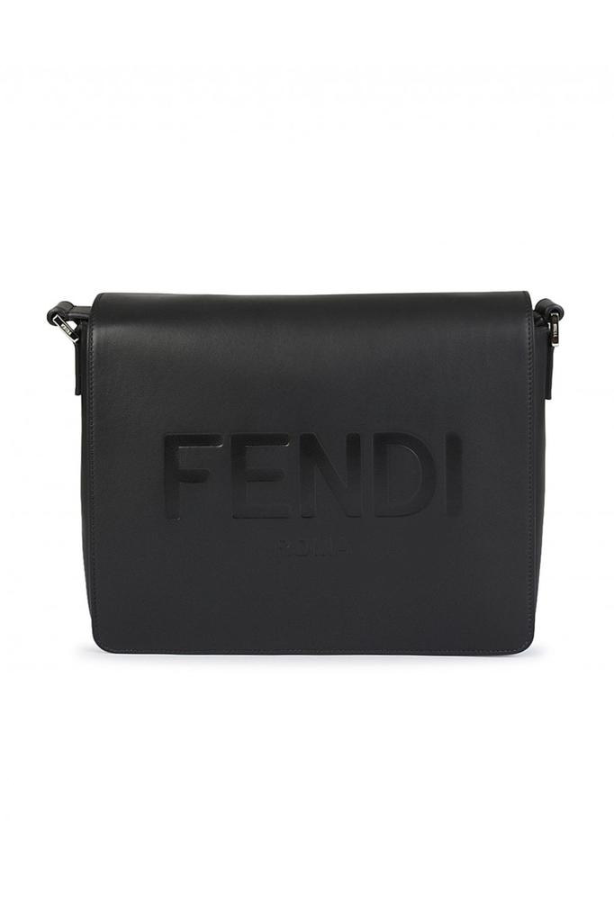 Fendi Debossed Logo Messenger Bag