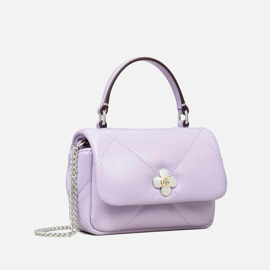 Tory Burch Tory Burch Kira Clover Diamond-Quilted Micro Chain Wallet 2