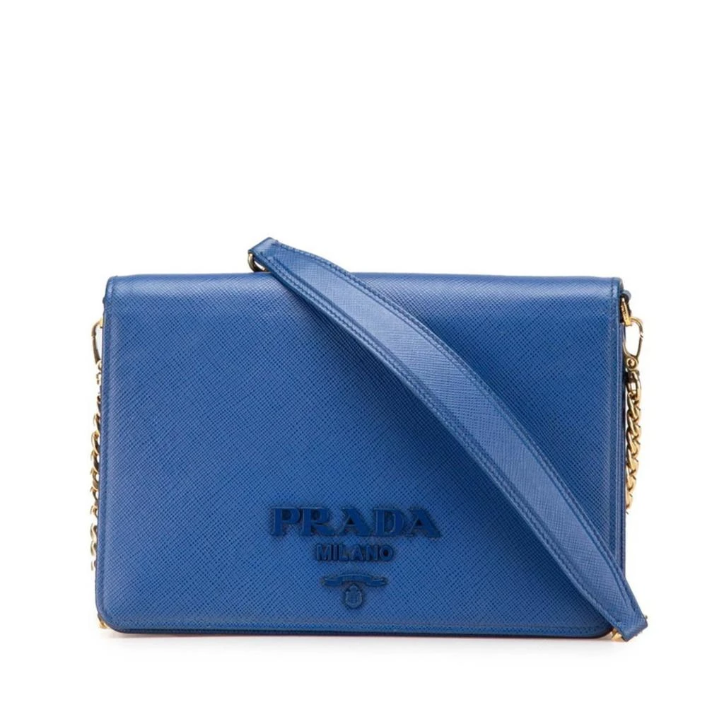 Prada Leather Chain/Shoulder Wallet (Pre-Owned)