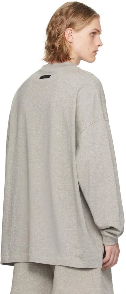 Fear of God ESSENTIALS Gray Crewneck Long Sleeve T-Shirt 3