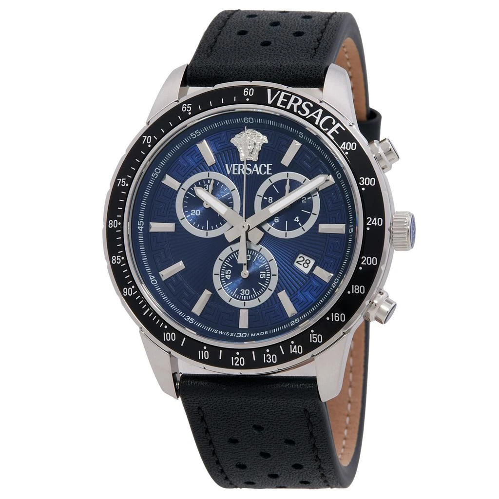 Versace Versace Sport Chrono Quartz Blue Dial Men's Watch VEZCA0124