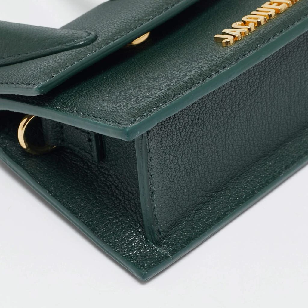 Jacquemus Jacquemus Green Leather Mini Le Chiquito Top Handle Bag 10