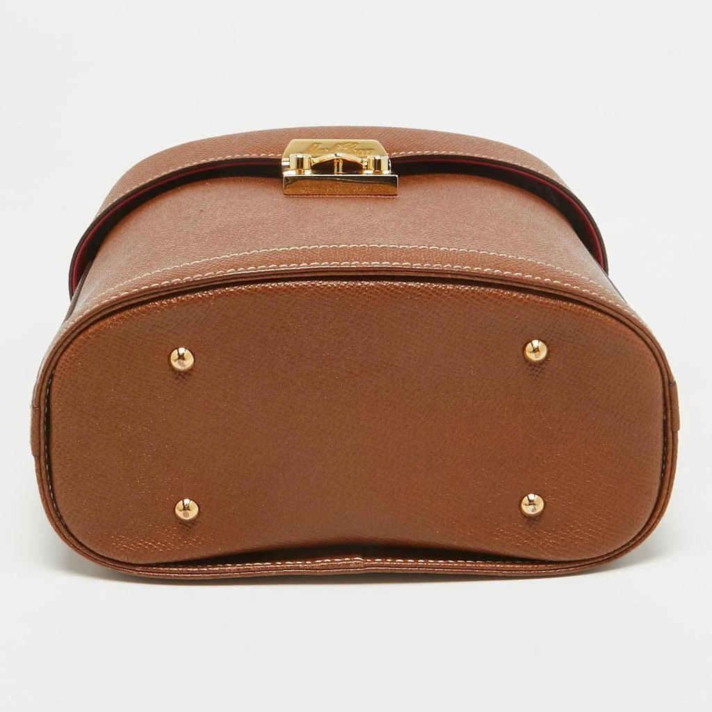 Mark Cross Brown Leather Benchley Top Handle Bag 6