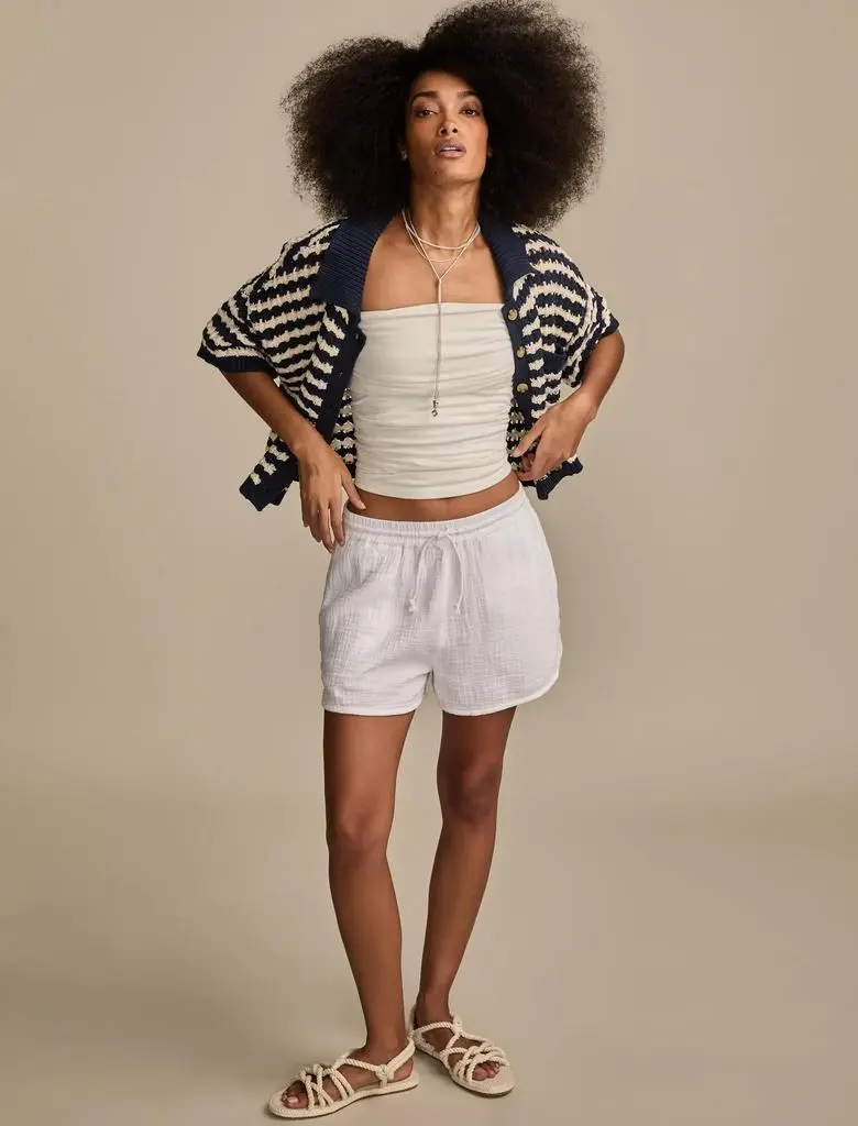 Lucky Brand Women's Gauze Beach Short