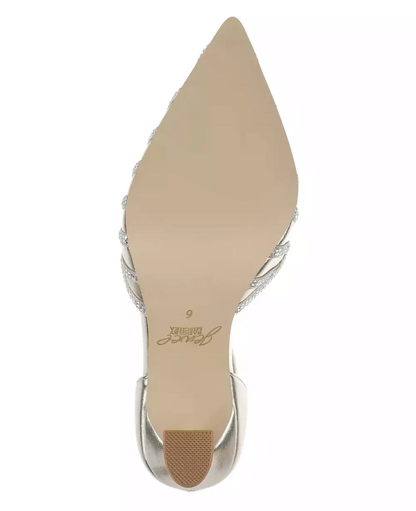 Badgley Mischka Women's Faithlyn Evening T-Strap Pumps 5