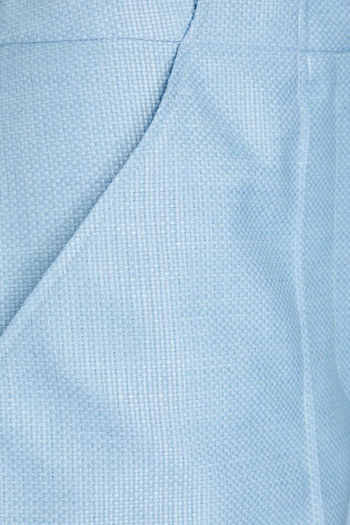 LISA MARIE FERNANDEZ Tennis coated cotton-blend tweed shorts 4