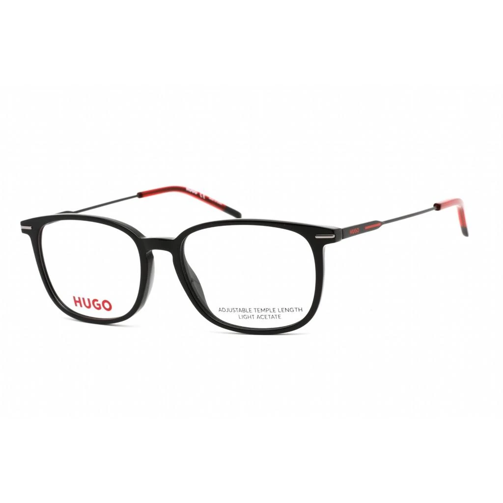 Hugo Hugo Women's Eyeglasses - Full Rim Rectangular Black Plastic Frame | HG 1205 0807 00 1